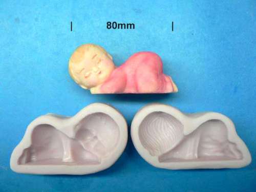 3d Sleeping Baby Silicone Mould #2 - Click Image to Close